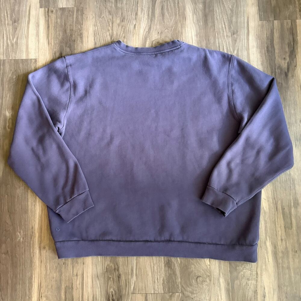 Lululemon Sweatshirt Men's Size XL Steady State Graphic Crew Neck Pullover Gym - Picture 6 of 7